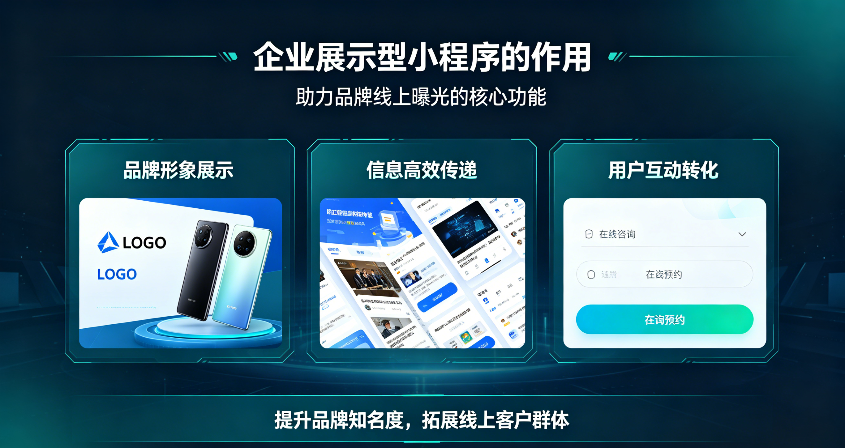 企业展示型小程序有什么用？助力品牌线上曝光