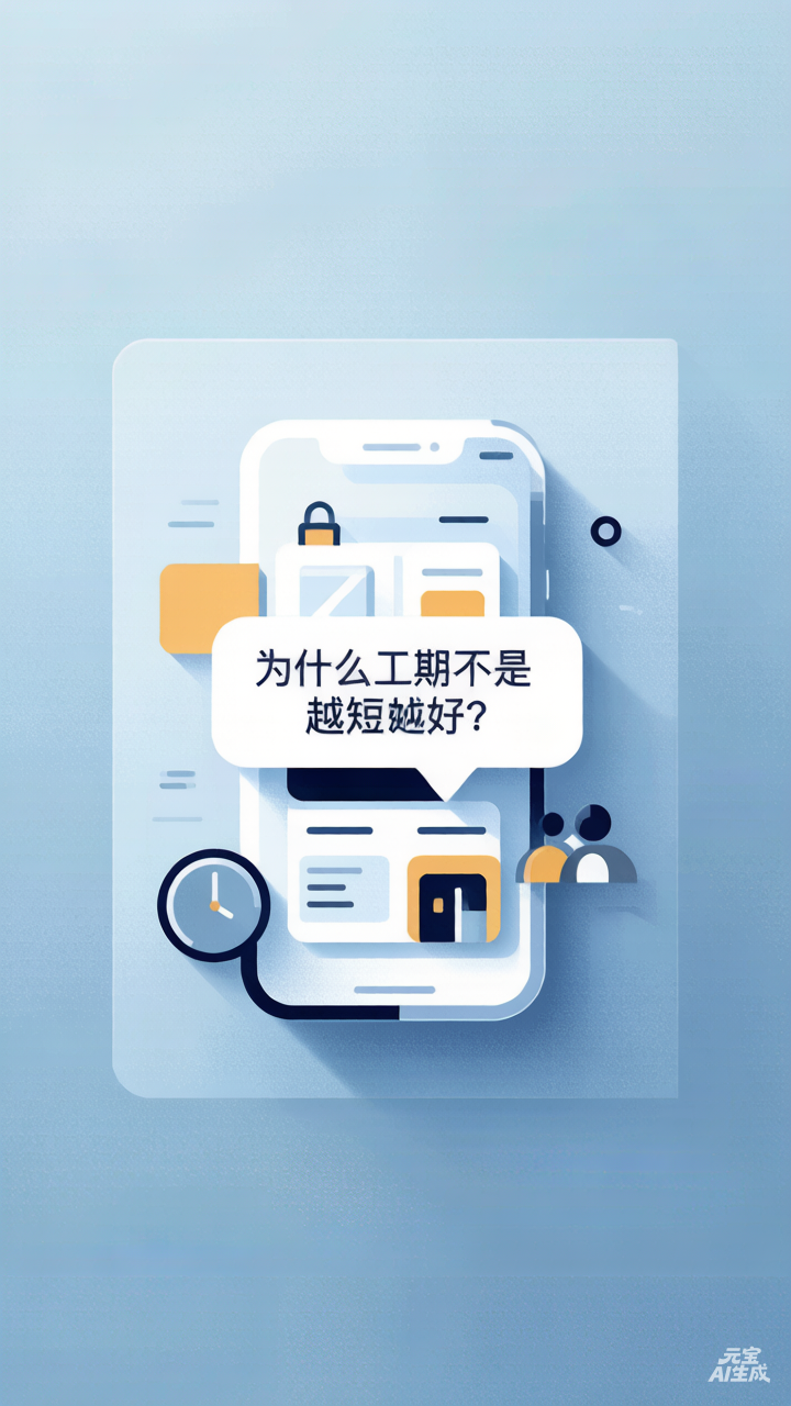 开发一个带电商功能的小程序，为什么工期不是越短越好？