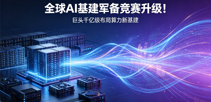全球AI基建军备竞赛升级！巨头千亿级布局算力新基建