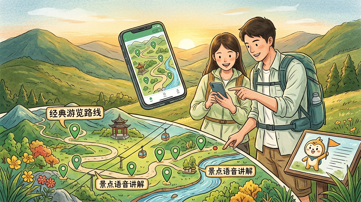 旅游景区导览小程序的功能设计思路