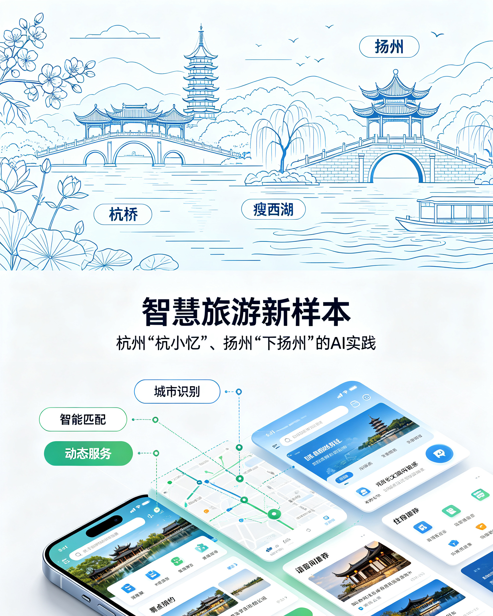 智慧旅游新样本:杭州 “杭小忆”、扬州 “下扬州” 的 AI 实践