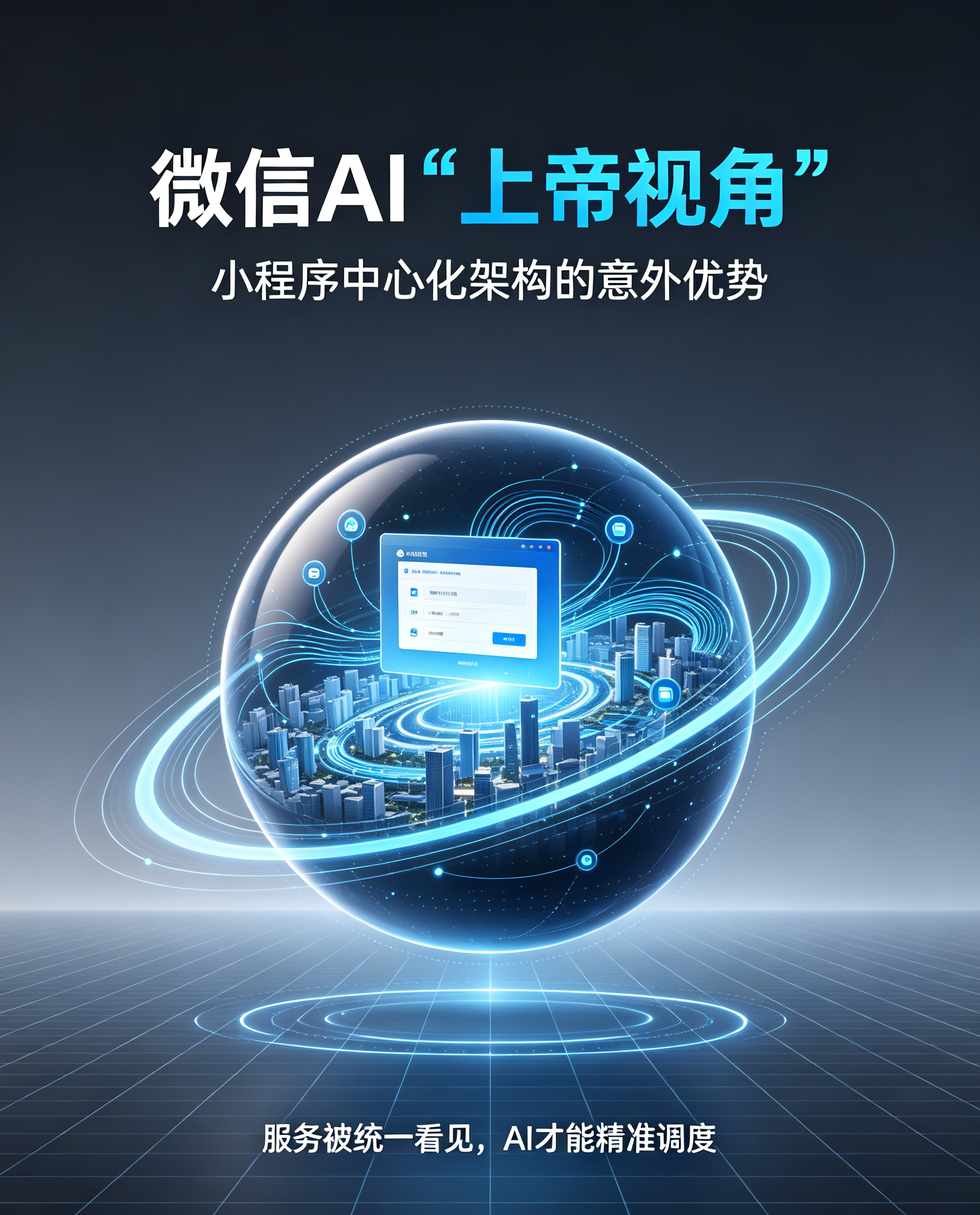 微信AI“上帝视角”：小程序中心化架构的意外优势